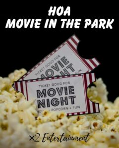 HOA Movie in the Park